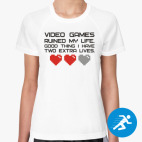 Женская спортивная футболка