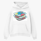 Толстовка худи оверсайз