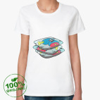 Женская футболка органик