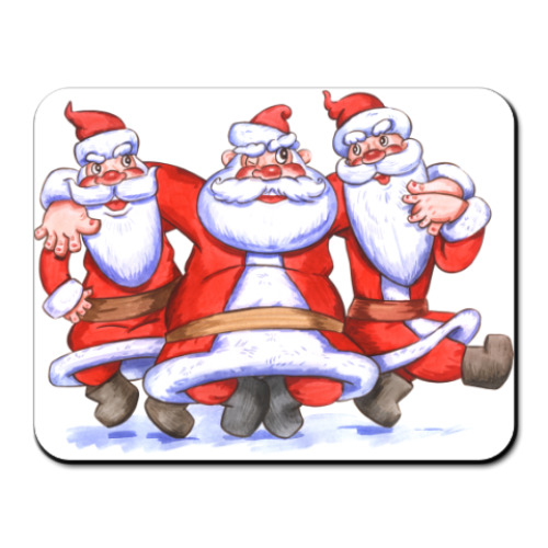 Коврик для мыши с принтом новый год