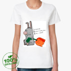 Женская футболка органик