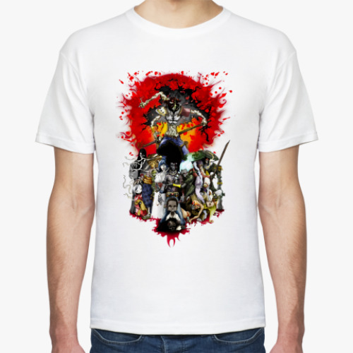 Футболка с принтом все из афро самурая