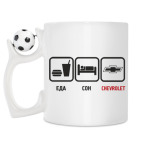 Кружка с футбольным мячиком