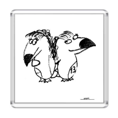 Магнит с принтом 'Туканохаус'