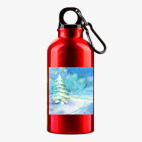 Металлическая бутылка 400 мл UV-DTF