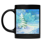 Кружка цветная UV-DTF