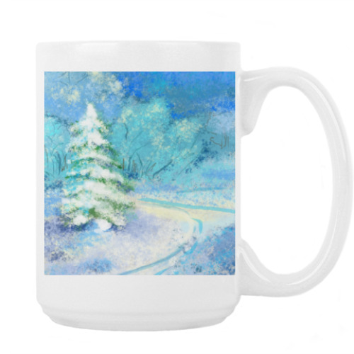 Кружка волшебная зима