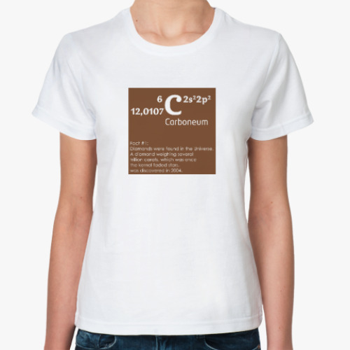 Классическая футболка Carboneum