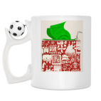 Кружка с футбольным мячиком