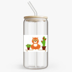 Банка с бамбуковой крышкой