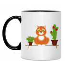 Кружка двухцветная