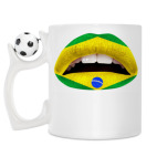 Кружка с футбольным мячиком