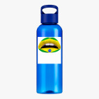 Прозрачная спортивная бутылка