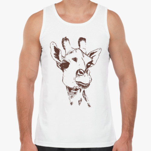 Майка с принтом Жираф