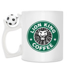 Кружка с футбольным мячиком