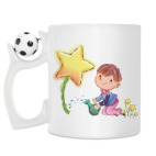 Кружка с футбольным мячиком