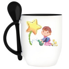 Кружка с ложкой