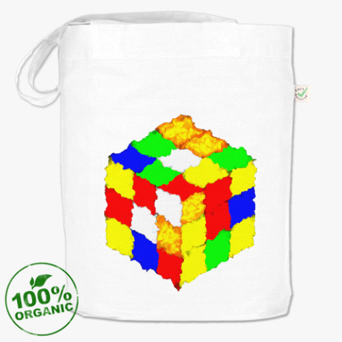 Сумка шоппер Кубик Рубика