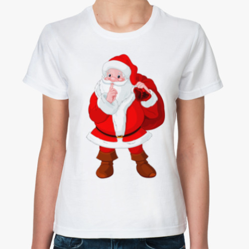 Классическая футболка Санта Клаус