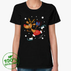 Женская футболка органик