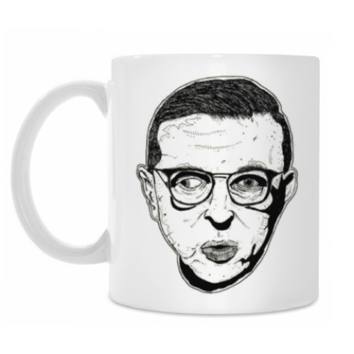 Кружка с принтом Жан-Поль Сартр