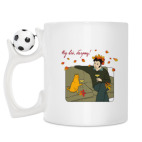 Кружка с футбольным мячиком