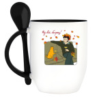 Кружка с ложкой