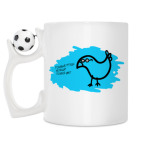 Кружка с футбольным мячиком