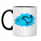 Кружка двухцветная