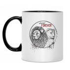 Кружка двухцветная