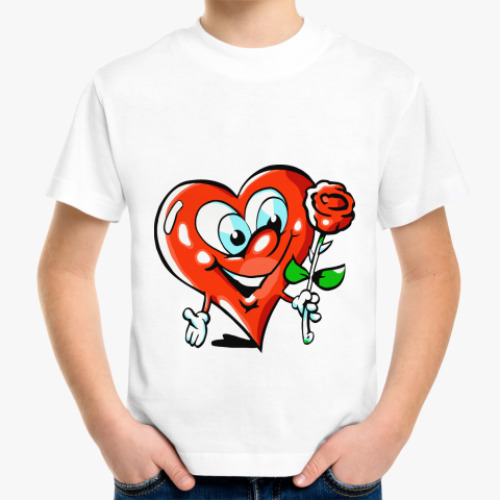 Детская футболка влюбленное сердце