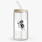 Банка с бамбуковой крышкой