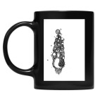 Кружка цветная UV-DTF