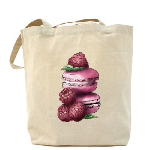 Сумка шоппер с принтом Сладкий десерт