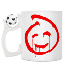 Кружка с футбольным мячиком