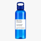 Прозрачная спортивная бутылка