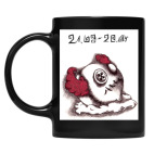 Кружка цветная UV-DTF