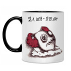 Кружка двухцветная