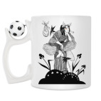 Кружка с футбольным мячиком