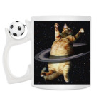 Кружка с футбольным мячиком