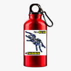 Металлическая бутылка 400 мл UV-DTF