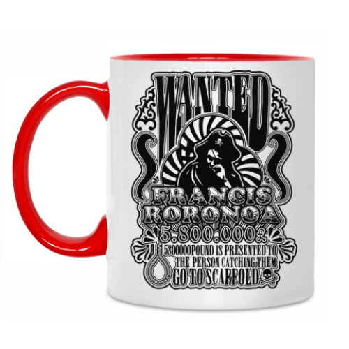 Кружка с принтом Wanted