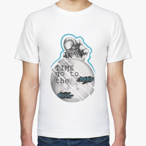 Футболка с принтом MARS