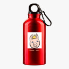 Металлическая бутылка 400 мл UV-DTF