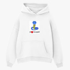 Толстовка худи оверсайз