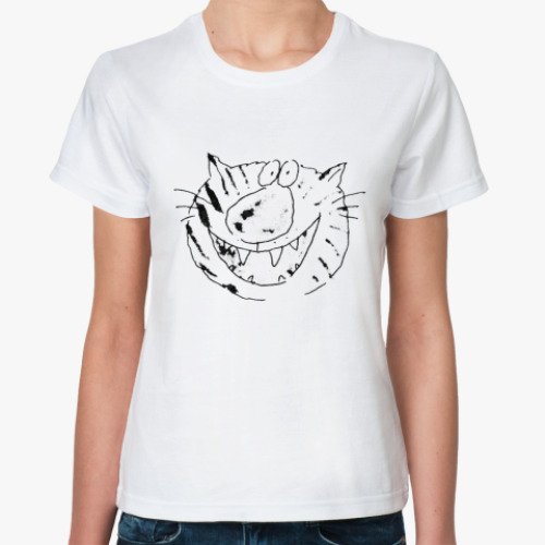 Классическая футболка   "Киса"