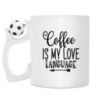 Кружка с футбольным мячиком