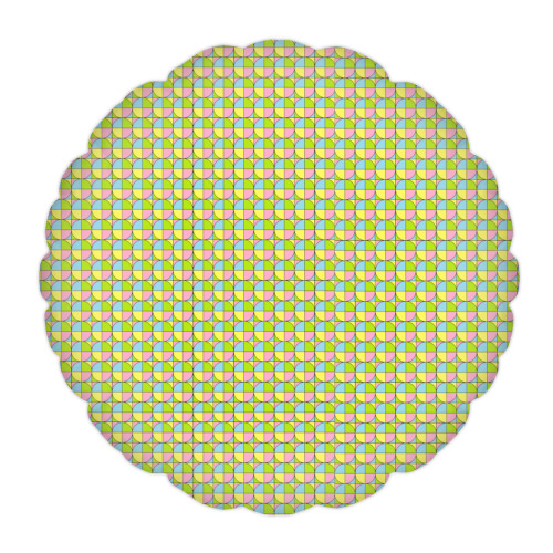 Подушка с принтом Любителям координат