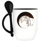 Кружка с ложкой