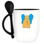 Кружка с ложкой